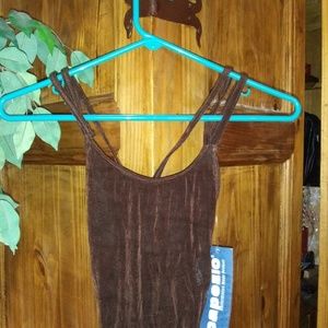 Brown Capezio body suit